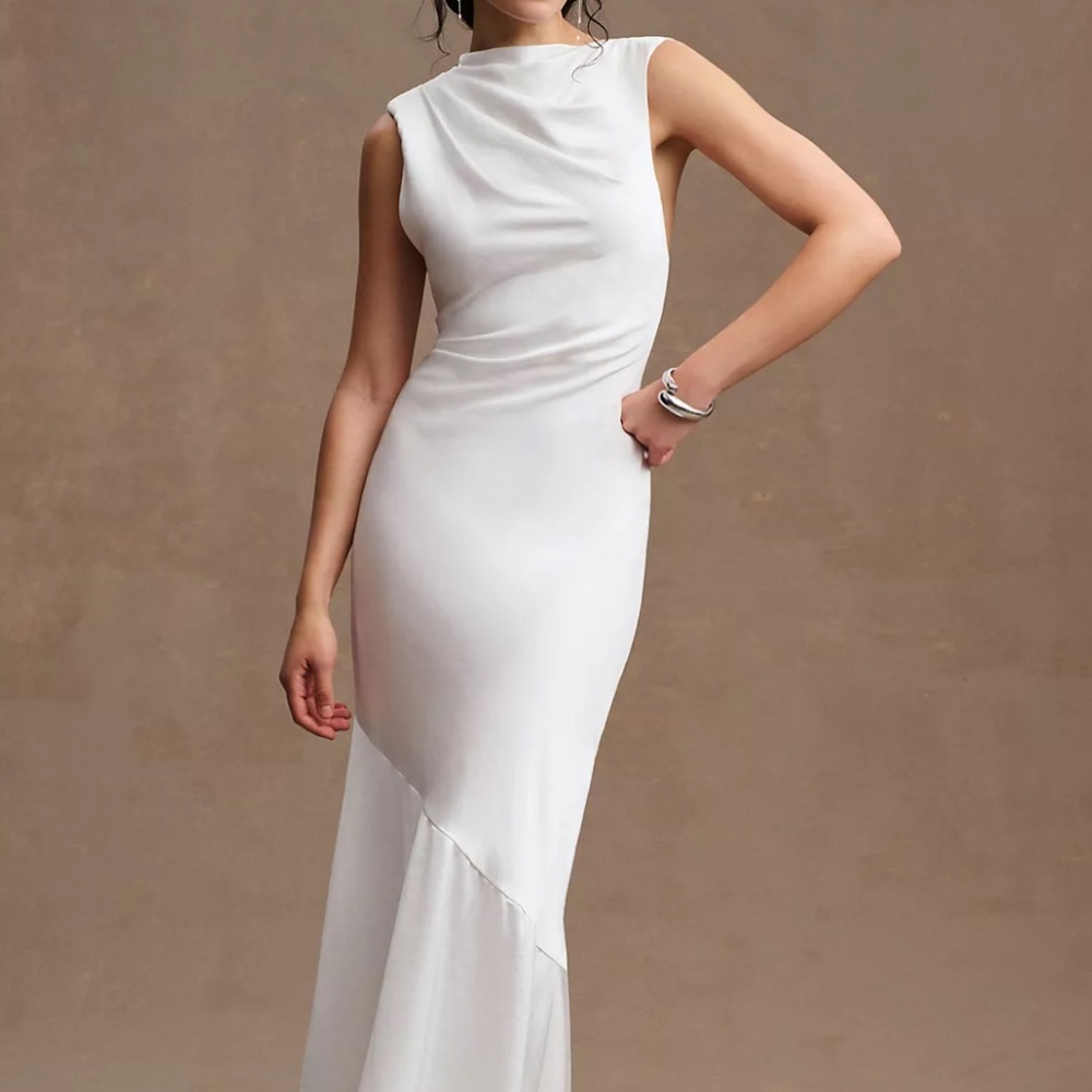 Significant Other Lana Cowl Neck Satin Gown